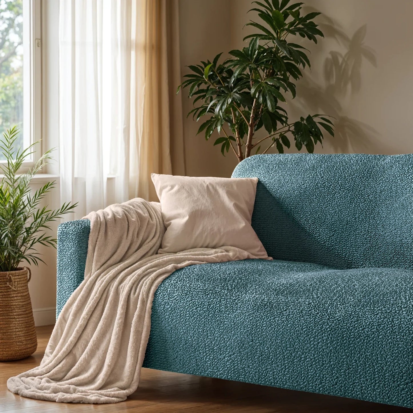2 Seater Sofa Cover - Tiffany, Microfibra