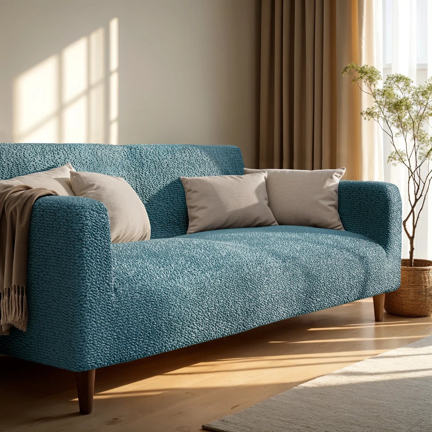 2 Seater Sofa Cover - Tiffany, Microfibra