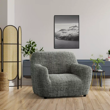 Arm Chair Cover - Vittoria Green, Microfibra Printed