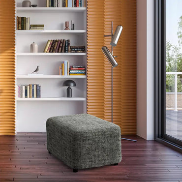 Housse de repose-pieds - Vert Vittoria, imprimé en microfibre