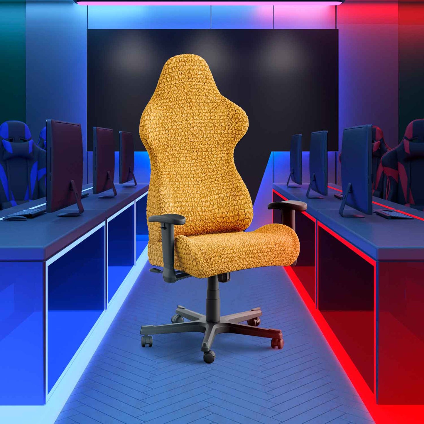 Office/ Gaming Chair Cover - Mango, Microfibra Collection
