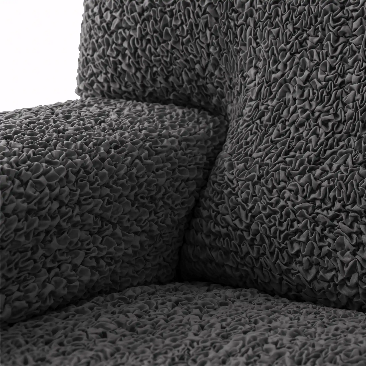 Corner Sofa Cover - Charcoal, Microfibra