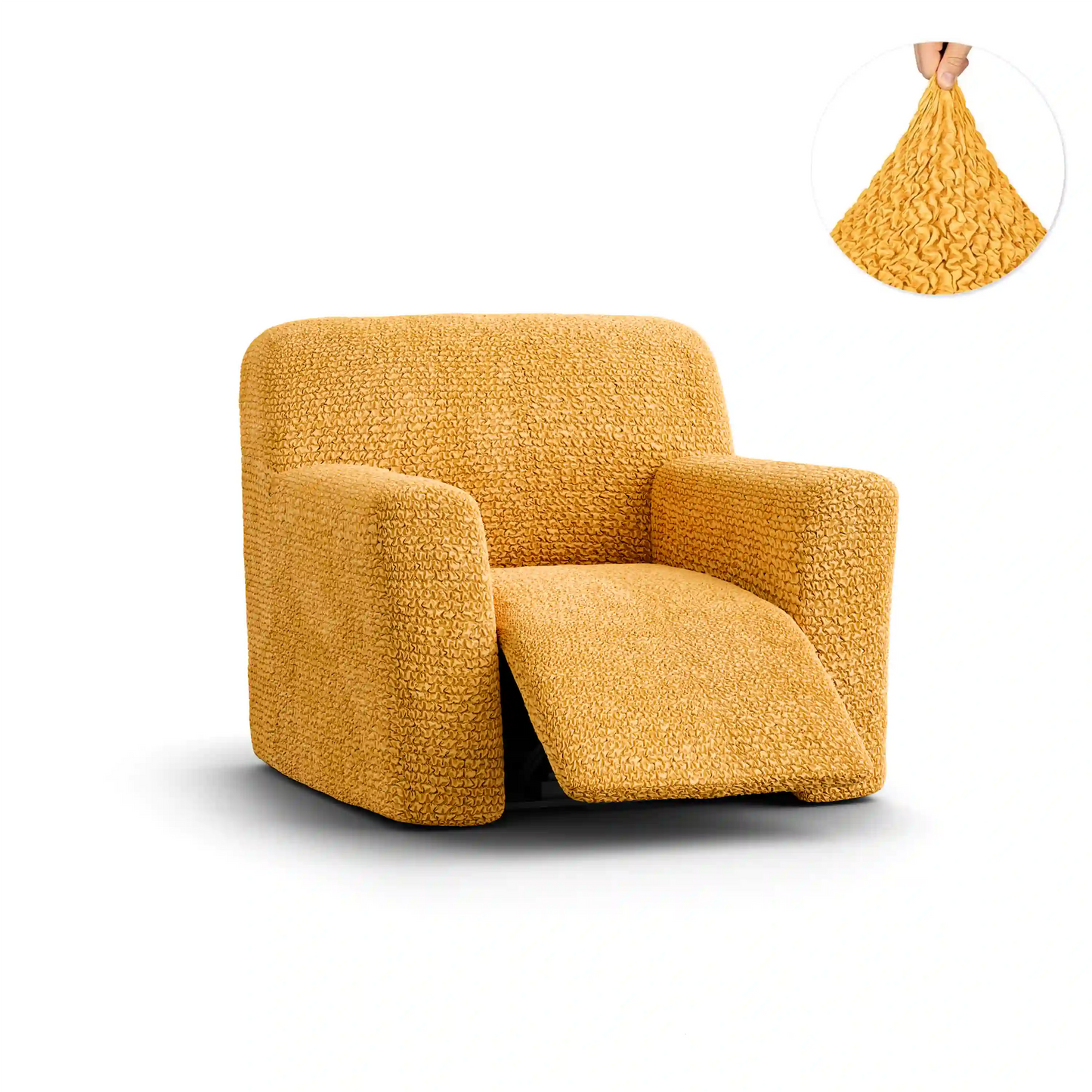 Housse pour fauteuil inclinable - mangue, microfibre