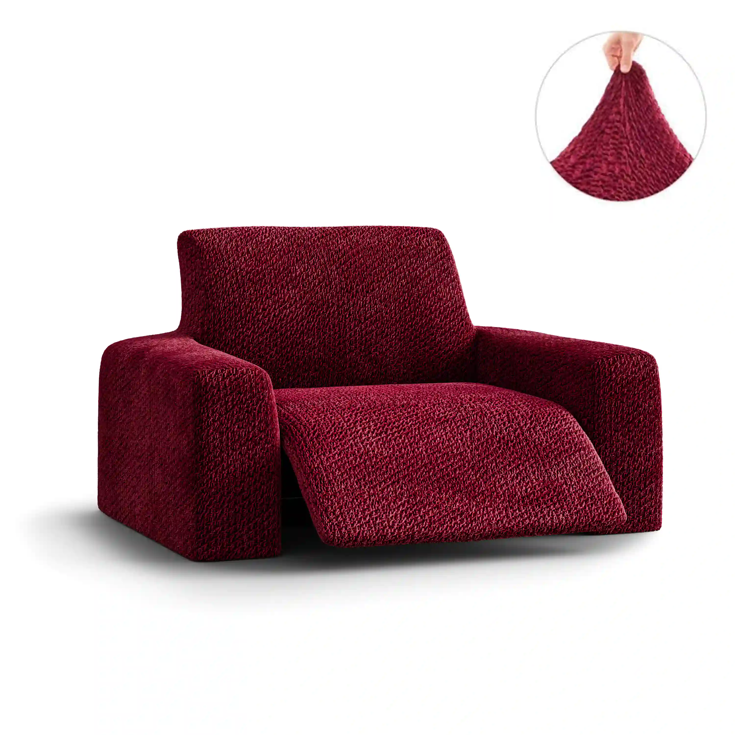 Recliner Chair Cover Bordeaux Velvet Menotti Sofa Covers