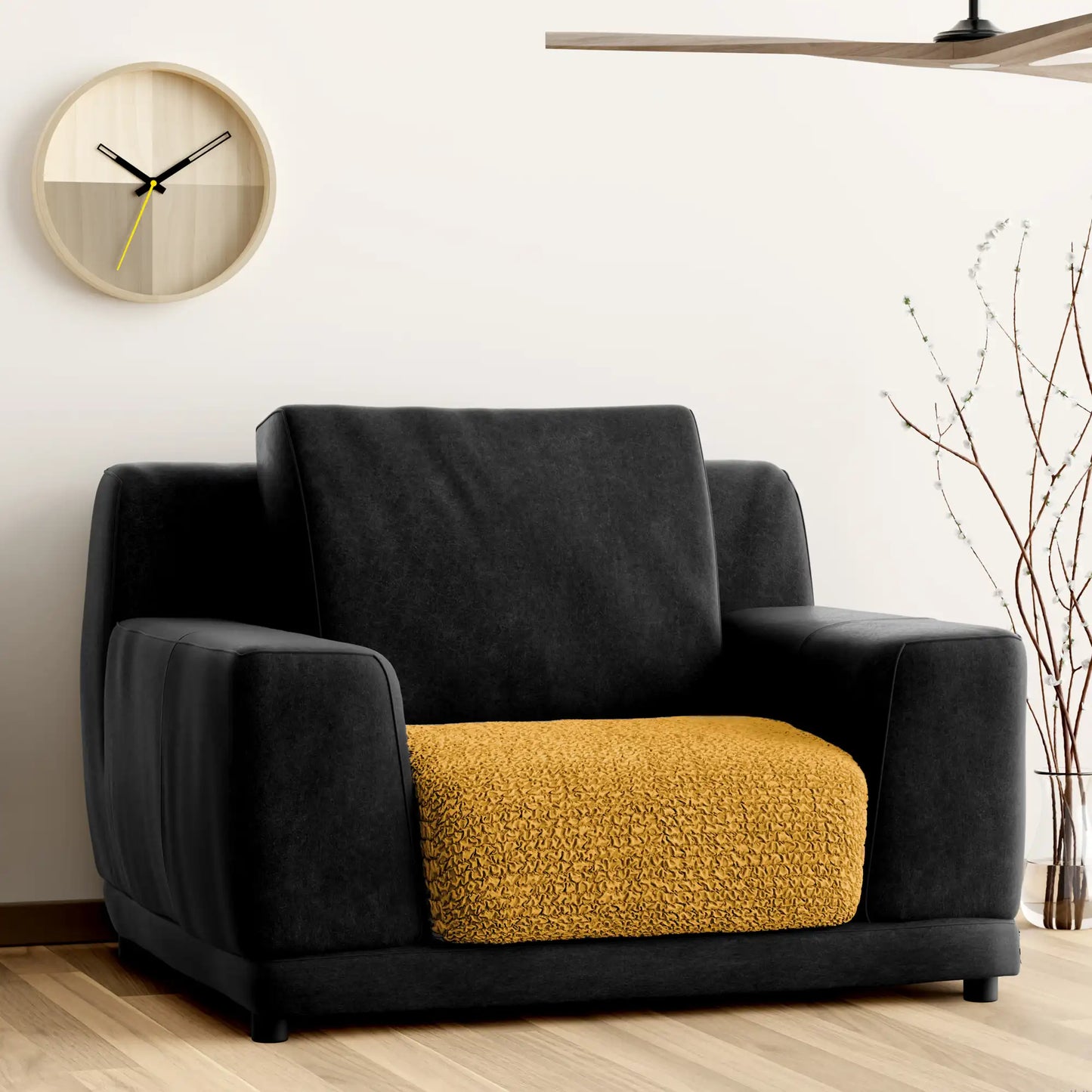 Seat Cushion Cover - Mango, Microfibra Collection