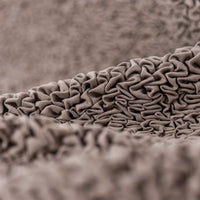 Futon Armless Sofa Bed Slipcover - Choco, Microfibra