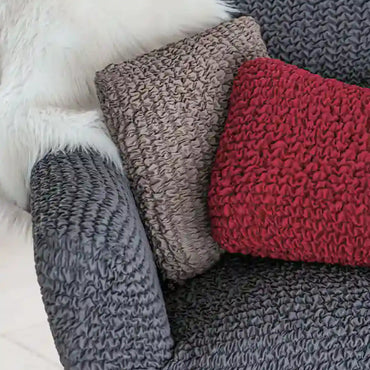 Set of 2 Microfibra Cushion Covers - Choco, Microfibra