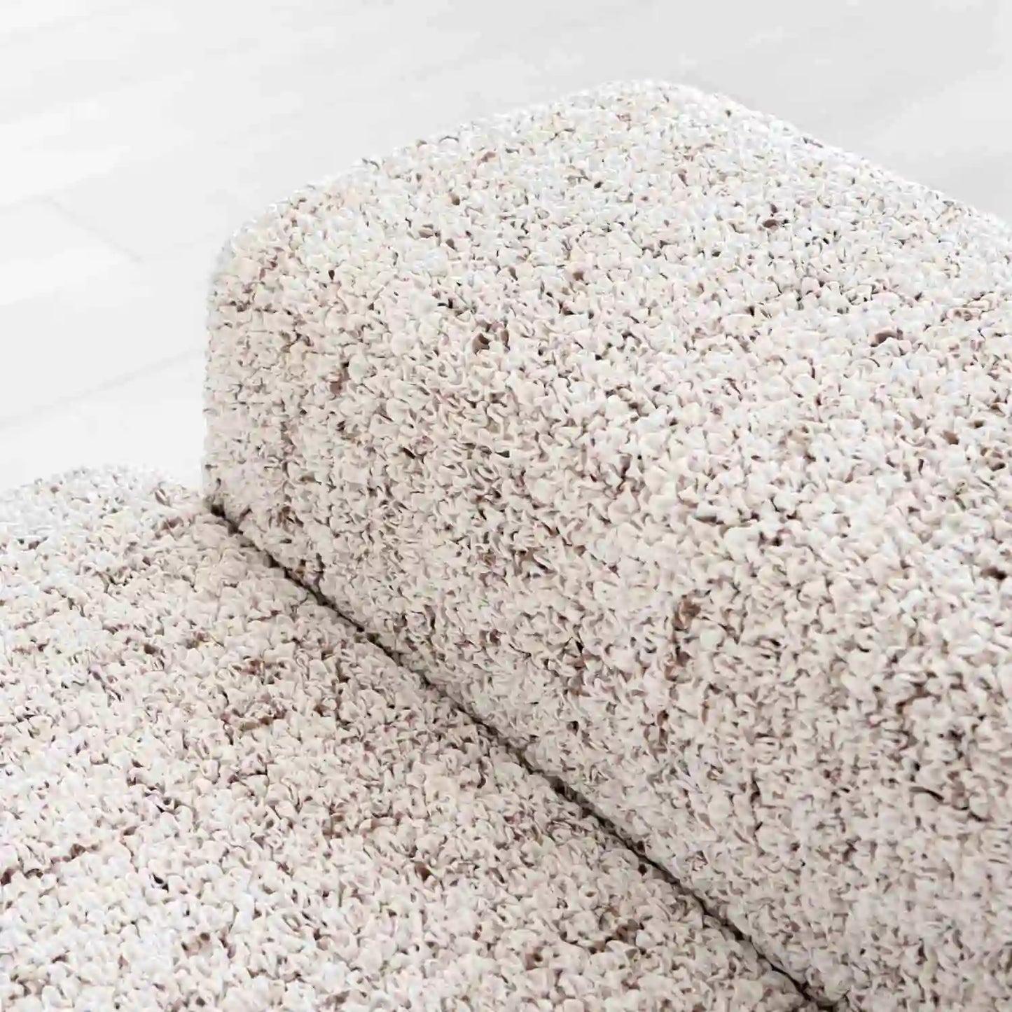 2 Seater Sofa Cover - Vittoria White, Microfibra Printed