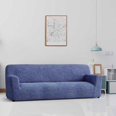 4 Seater Sofa Cover - Blue, Microfibra Collection
