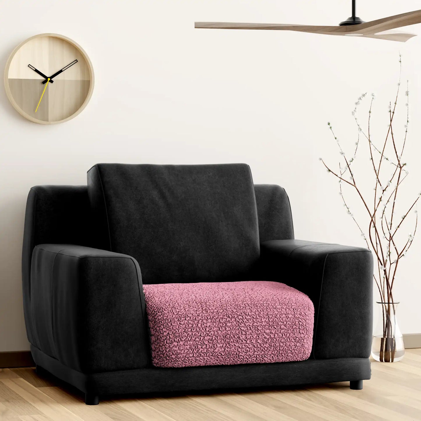 Seat Cushion Cover - Pink, Microfibra Collection