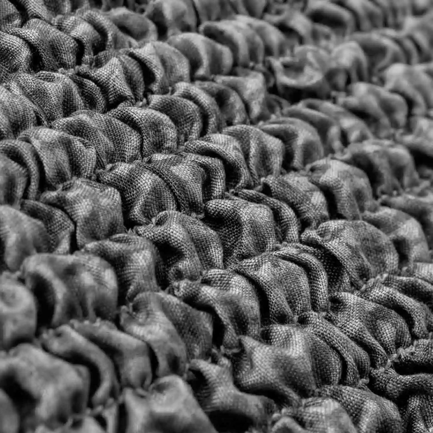 Housse de repose-pieds - Gris Vittoria, imprimé en microfibre