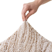 Housse de canapé en L (méridienne gauche) - Universo Beige, Collection Imprimé Microfibre