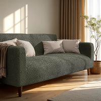 2 Seater Sofa Cover - Moss Green, Microfibra