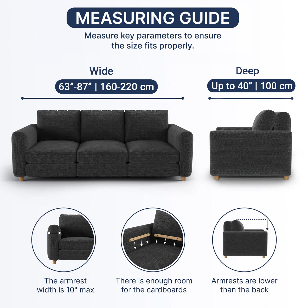 3 Seater Sofa Cover - Mango, Microfibra