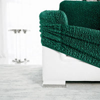4 Seater Sofa Cover - Green, Velvet
