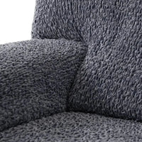 4 Seater Sofa Cover - Grey, Velvet