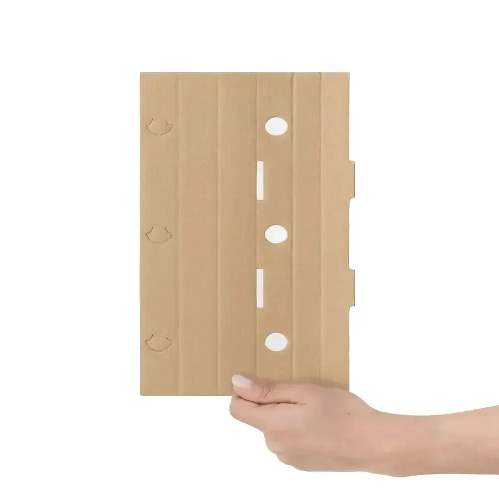 FOLDING CARDBOARDS WITH RIDGES - SET OF 4