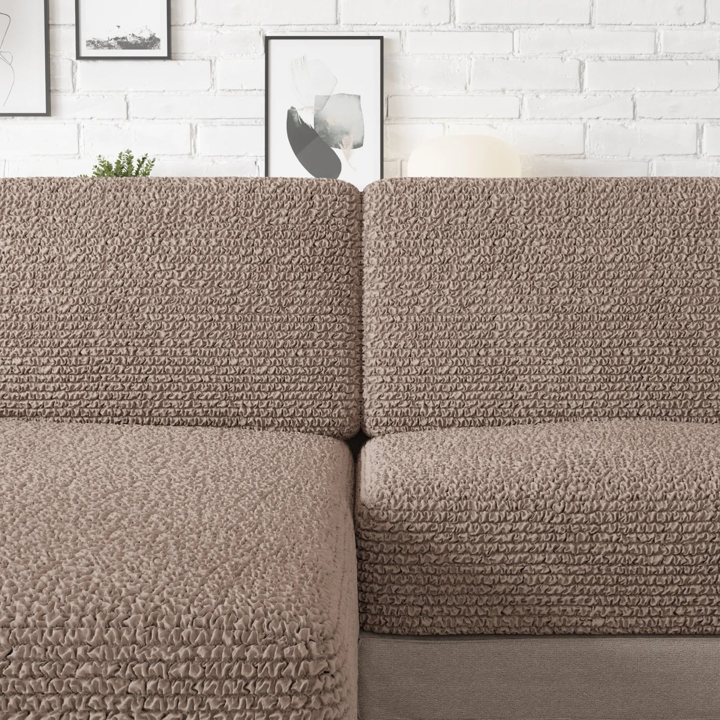 Housse de Coussin de Siège - Choco, Collection Microfibre