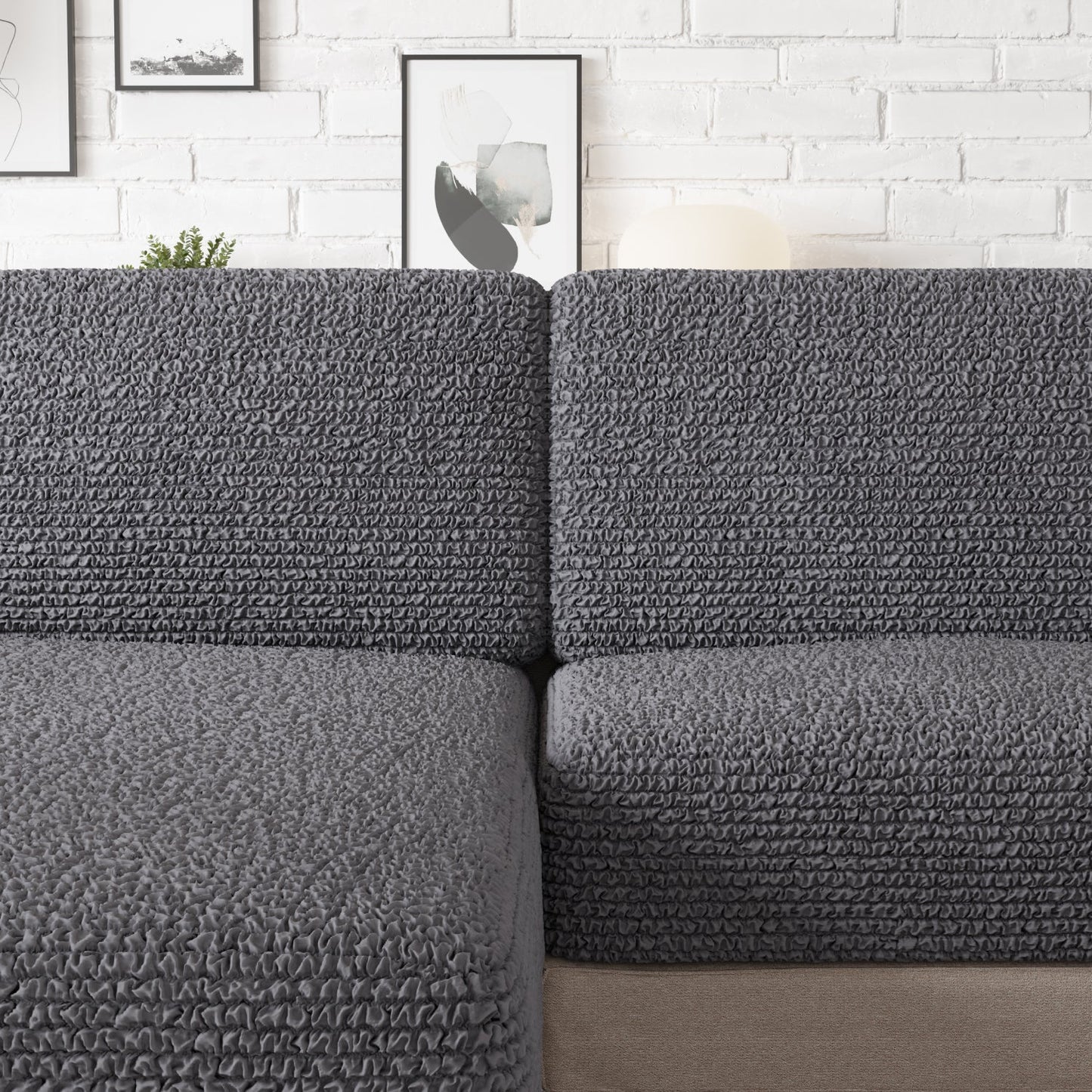 Housse de coussin de siège - Anthracite, Collection Microfibre