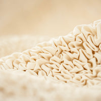 Bed Headboard & Frame Cover (Full/King) - Beige, Microfibra Collection