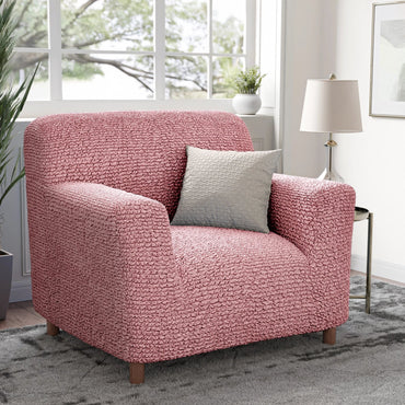 Arm Chair Cover - Pink, Microfibra