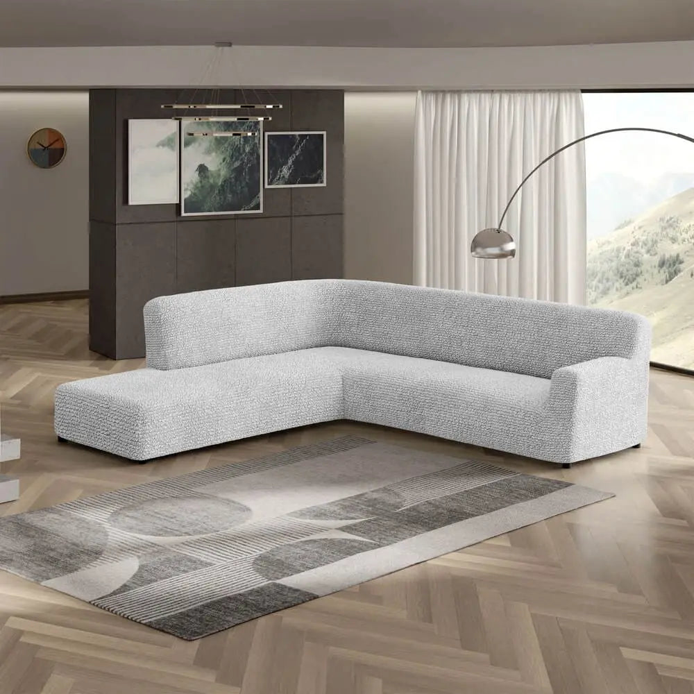 Fullback Sofa Cover (Left Chaise) - Pearl, Microfibra Collection