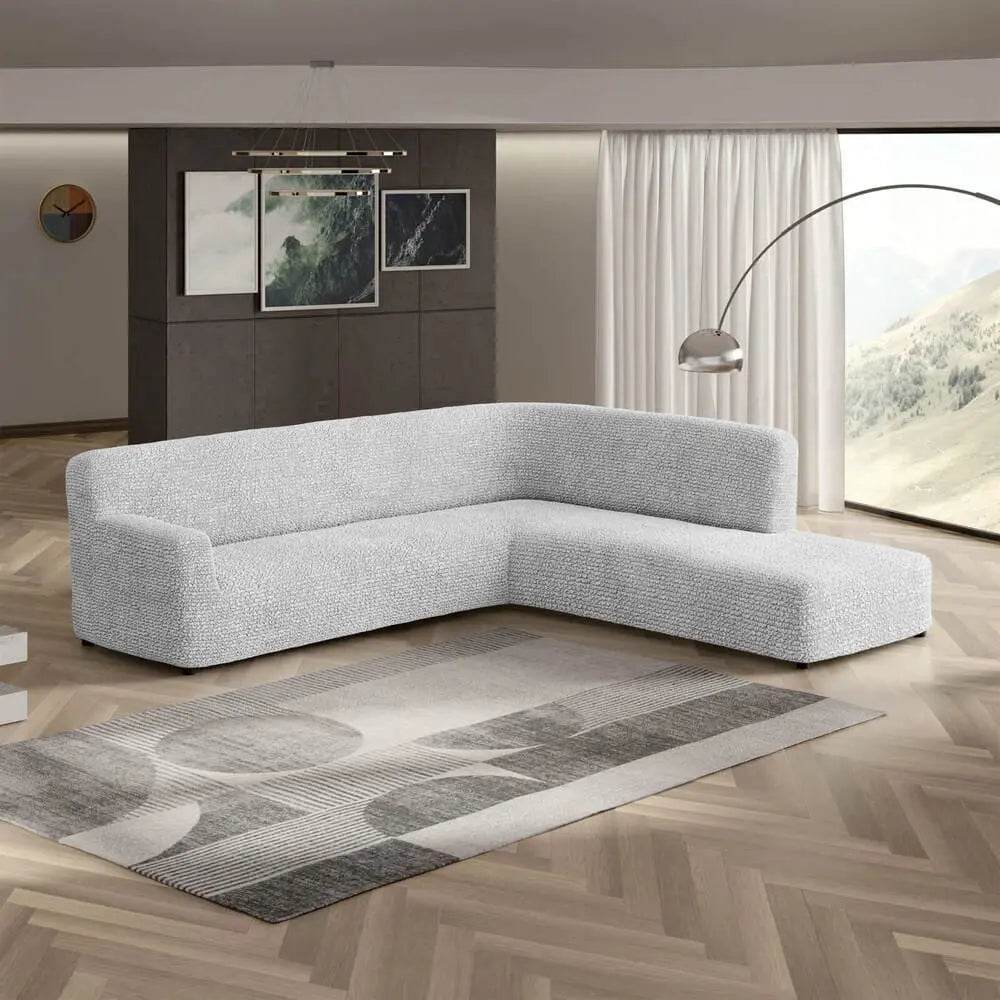 Fullback Sofa Cover (Right Chaise) - Pearl, Microfibra Collection