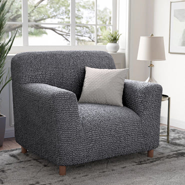 Arm Chair Cover - Charcoal, Microfibra Collection