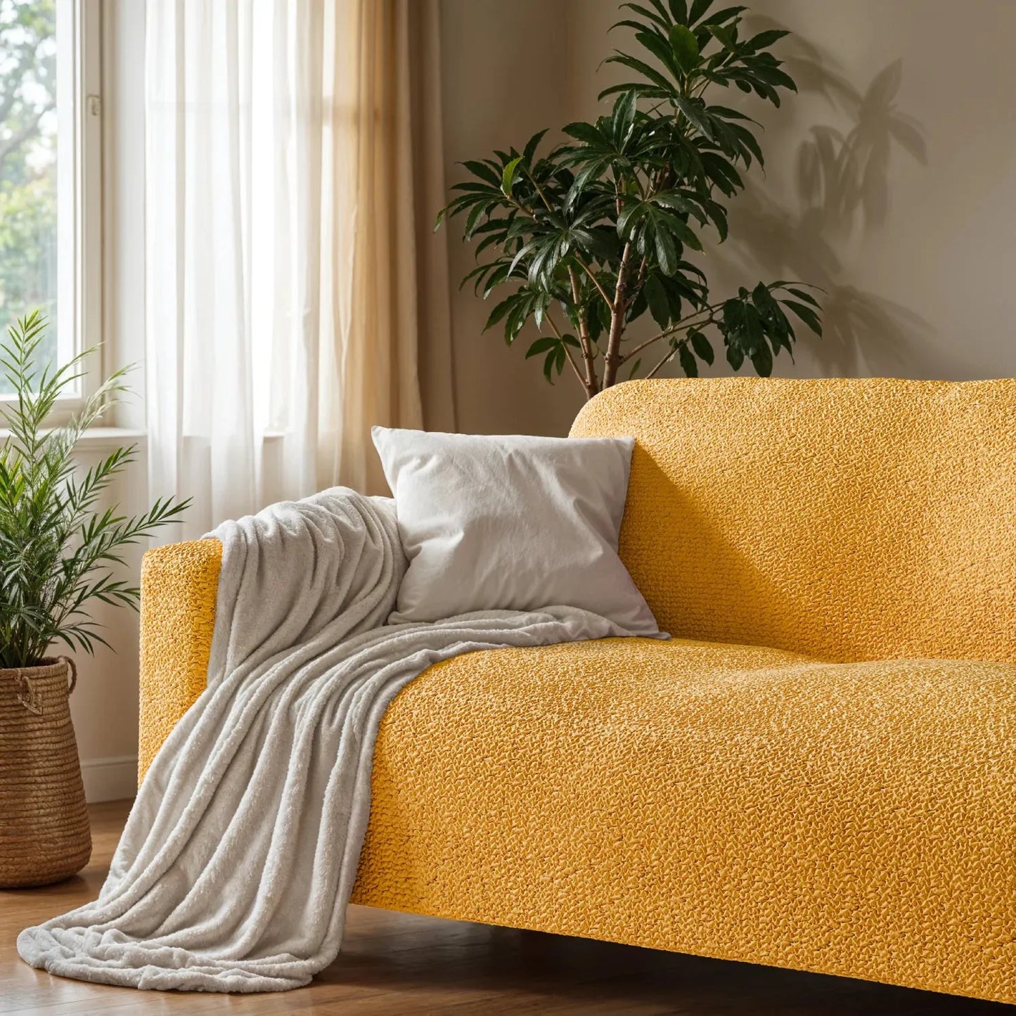 3 Seater Sofa Cover - Mango, Microfibra