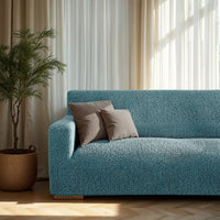 3 Seater Sofa Cover - Tiffany Blue, Microfibra