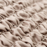 Bed Headboard & Frame Cover (Full/Queen)- Tapioca, Microfibra Collection