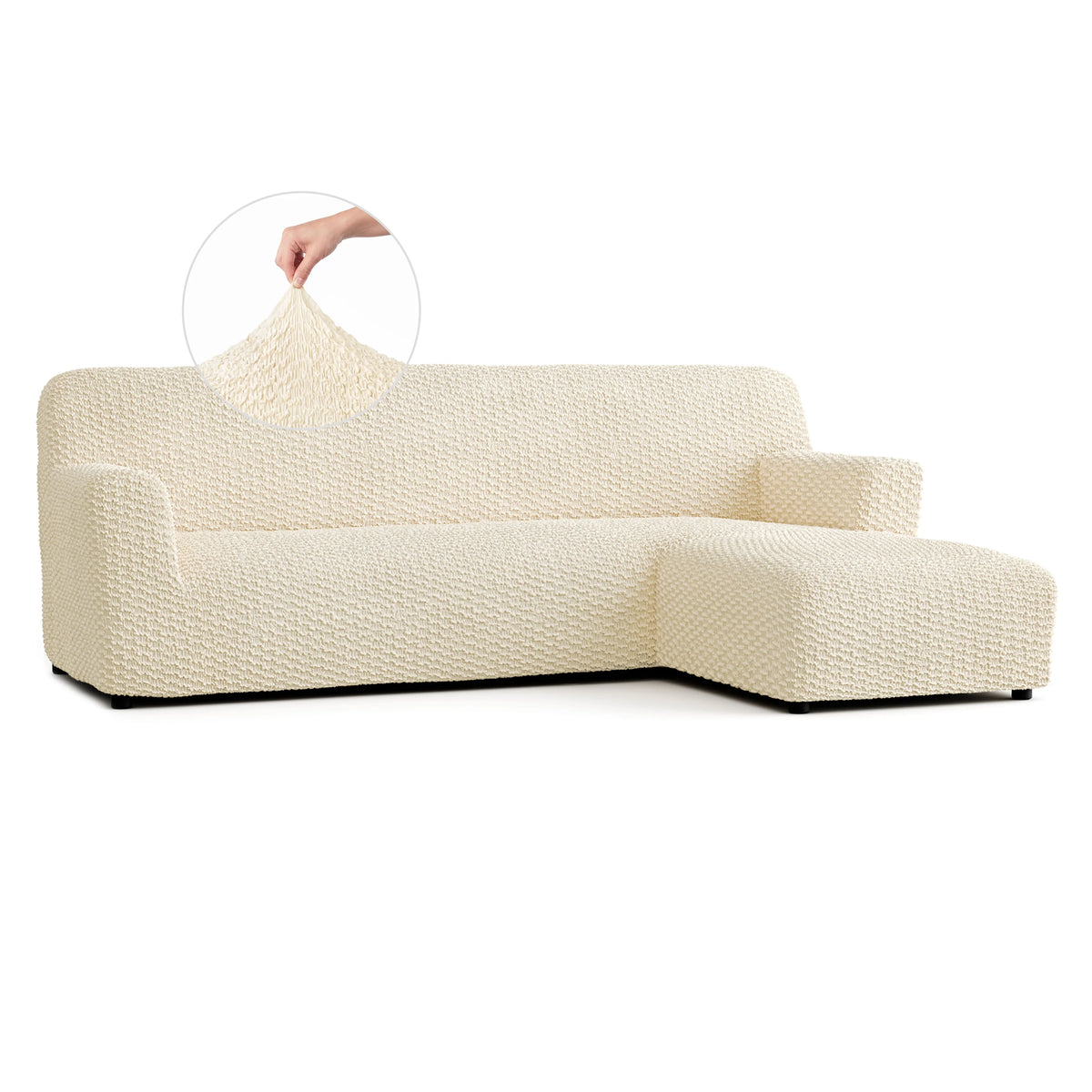 L-Shaped Sofa Cover (Right Chaise) - Embrace Collection