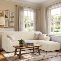 L-Shaped Sofa Cover (Right Chaise) - Embrace Collection