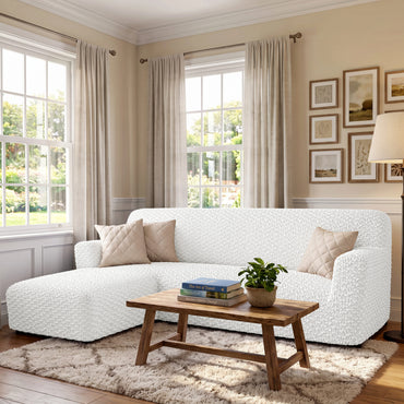 L-Shaped Sofa Cover (Left Chaise) - Embrace Collection