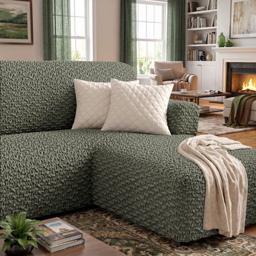 L-Shaped Sofa Cover (Right Chaise) - Embrace Collection