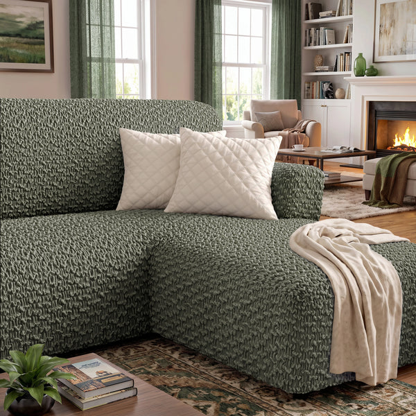 L-Shaped Sofa Cover (Right Chaise) - Embrace Collection