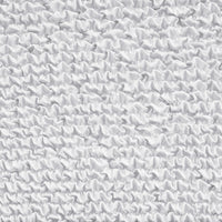 Bed Headboard & Frame Cover (Full/Queen)- White, Microfibra Collection