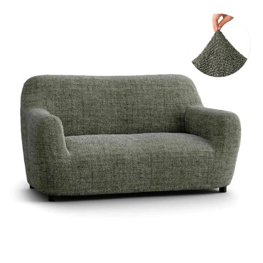 2 Seater Sofa Cover - Vittoria Green, Microfibra Printed
