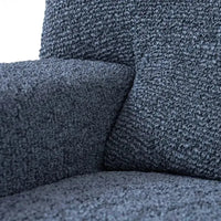 3 Seater Sofa Cover - Vittoria Blue, Microfibra Printed