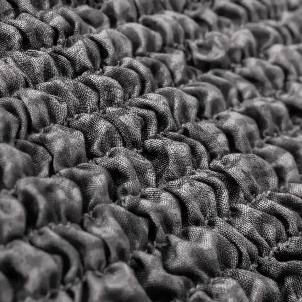 Housse de canapé d'angle - Gris Vittoria, imprimé en microfibre