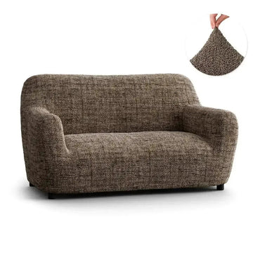 2 Seater Sofa Cover - Vittoria Latte, Microfibra Printed