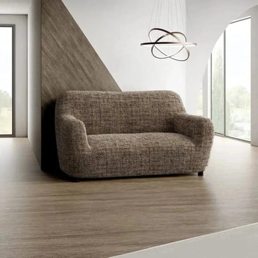 2 Seater Sofa Cover - Vittoria Latte, Microfibra Printed