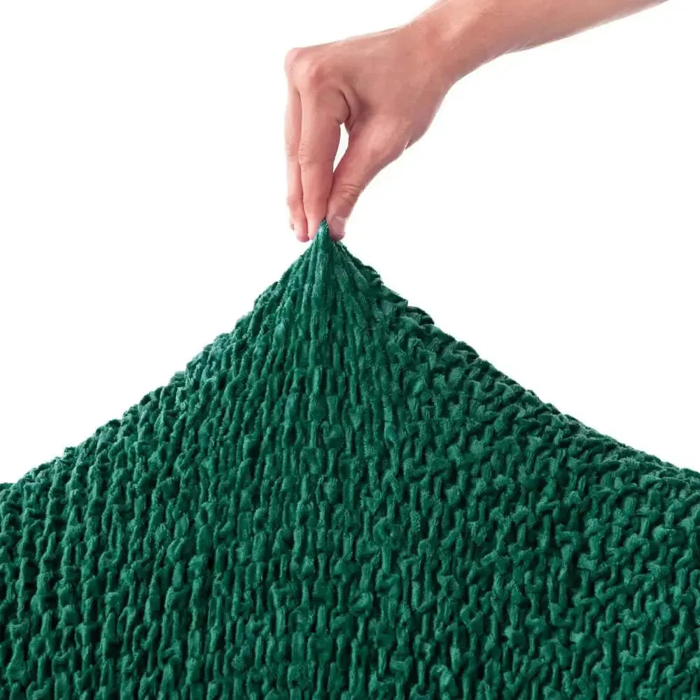 3 Seater Sofa Cover - Green, Velvet Collection