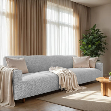 4 Seater Sofa Cover - Pearl, Microfibra Collection