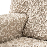 Housse de canapé en L (chaise droite) - Arabesco, collection Jacquard 3D