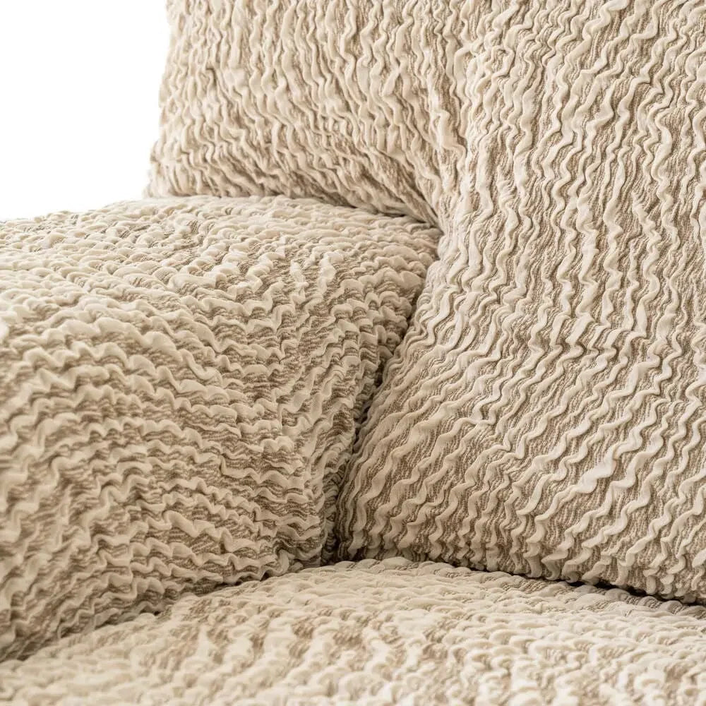 L-Shaped Sofa Cover (Left Chaise) - Vento, Jacquard 3D Collection