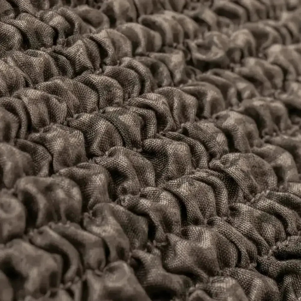 L-Shaped Sofa Cover (Right Chaise) - Vittoria Latte, Microfibra Printed Collection