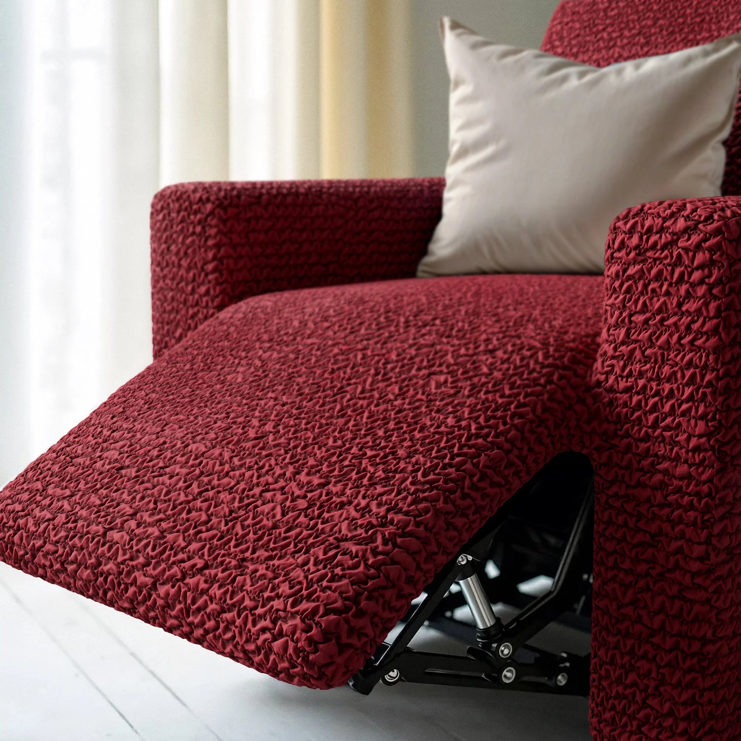 Recliner Chair Cover - Bordeaux, Microfibra