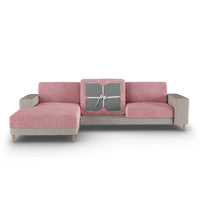 Housse de Coussin de Siège - Rose, Collection Microfibre