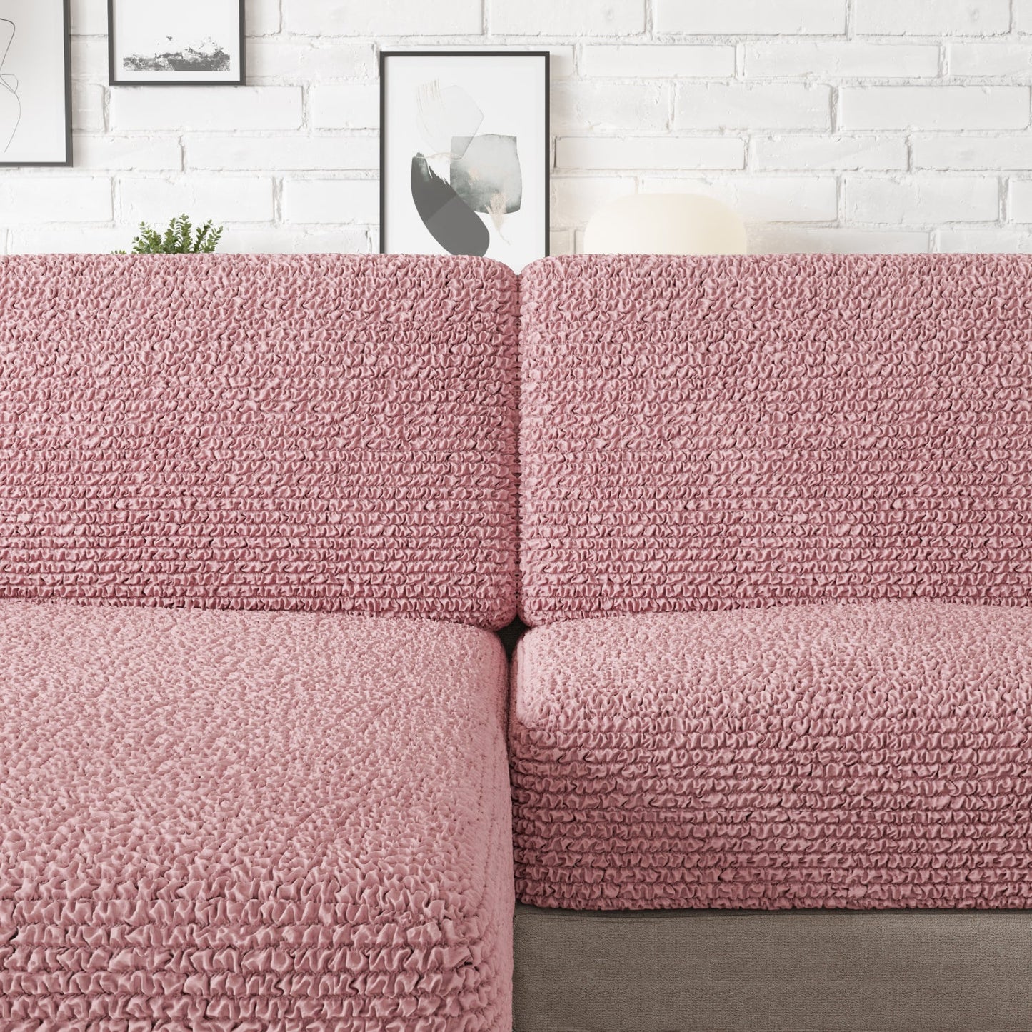 Housse de Coussin de Siège - Rose, Collection Microfibre